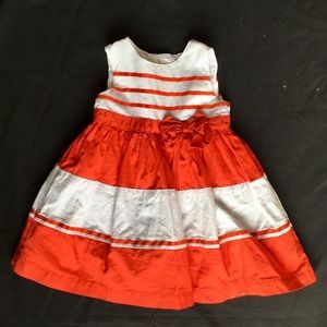 Carter’s 18 Month Deep Orange & White Party Dress